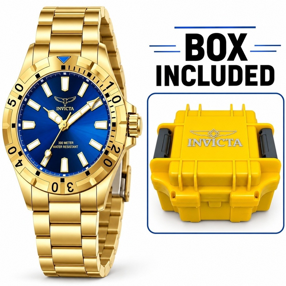 Invicta Specialty I by Invicta Men's Watch 42mm Gold Dive Case Included New